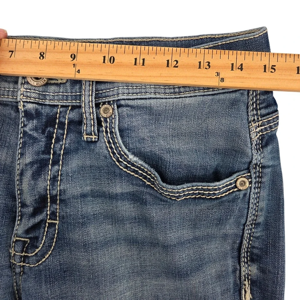 BKE Jake Jeans 31x32 Blue Medium Wash Straight‎ Leg Stretch Denim